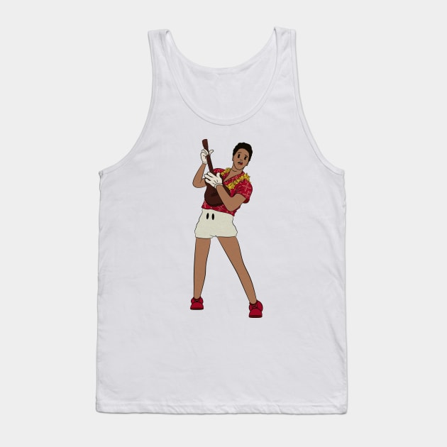 Elvis Cartoon Tank Top by Vector-Market